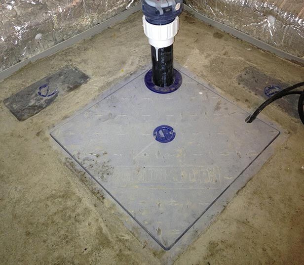 square-sump-pump-being-cleaned